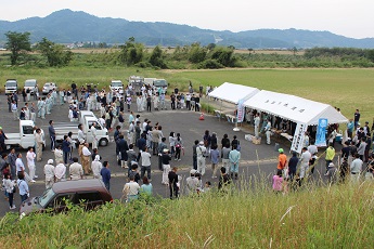 一斉清掃会場